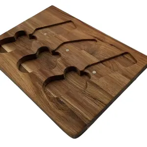 Wholesale Custom Popular Luxury Stone Acacia Wood And Marble Combination Marble Cutting Blocks Board