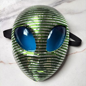 Masque de <span class=keywords><strong>bal</strong></span> <span class=keywords><strong>masqué</strong></span> HLC Diamond Carnival en PVC avec strass étincelants pour les yeux, accessoire de déguisement d'Halloween - Product Image 5