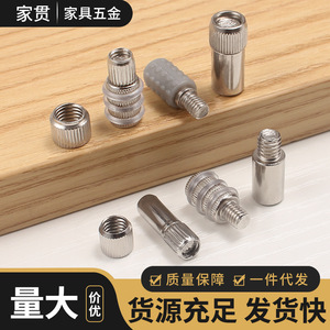 Clavos de soporte para estantes de acero inoxidable, accesorios de ferretería duraderos niquelados para gabinetes de vino, armarios y roperos - Product Image 4