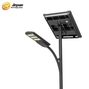 Aluminium séparés IP65 <span class=keywords><strong>PV</strong></span> solaire alimenté lampe de route menée par batterie de secours 20w 40w réverbère solaire de 60 watts - Product Image 2