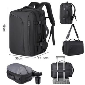 Sac à dos multifonctionnel pour ordinateur portable pour homme, sac de voyage, sac à dos à compression, sac à dos extensible - Product Image 2