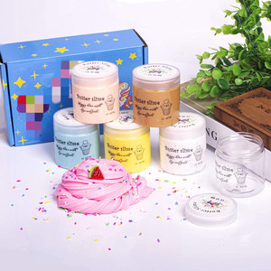2026 Hot Selling Unicorn <b>Slime</b> Making <b>Kit</b> 6 Pack Soft Clay DIY Crafts for Kids Fidget Modelinge Usage - Product Image 2