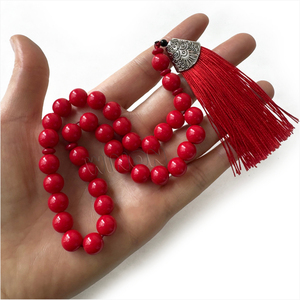 Résine Ambre <span class=keywords><strong>Arabe</strong></span> Tasbih Tesbih Islamique 10mm 33 Perles de Prière Islam Musulman Subha Sebha Worry Beads Allah Mohammed Ramadan Rosaire - Product Image 2