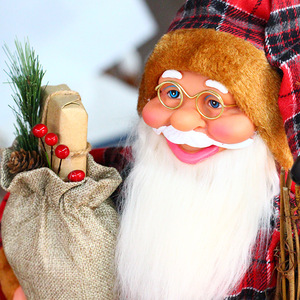 <b>Santa</b> Claus Christmas Decoration 24 Inch <b>Standing</b> Figurine For Home Indoor Display - Product Image 3