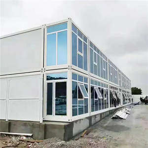 Casa modular prefabricada portátil, casa contenedora de paquete plano, precio al por mayor para hoteles, casas pequeñas, uso comercial, Panel sándwich - Product Image 6