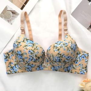 Tùy Chỉnh Bán Buôn Thiết Kế Thời Trang Hot Flower In Phụ Nữ Đồ Lót Chất Lượng Tốt Áo Ngực Cho Phụ Nữ Kích Thước 36 - Product Image 3