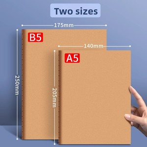 A5/b5 quaderni Kraft per studenti quaderni stampa studenti <span class=keywords><strong>ufficio</strong></span> affari cancelleria e forniture scolastiche all'ingrosso - Product Image 4