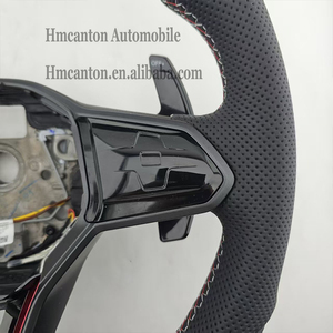 Volante de Cuero de Último Diseño para Volkswagen Golf Polo Passat, Modificación de Volante, Volante Universal - Product Image 5