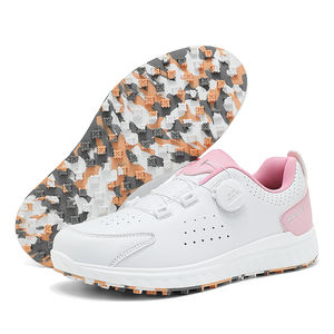 Zapatos de Golf para Exteriores con Cordones Retráctiles Automáticos, Impermeables, Cómodos, con Tacos Antideslizantes y Perillas Transpirables - Product Image 1