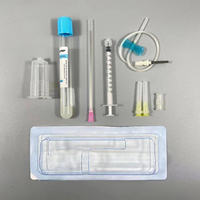 Kit de tubes stériles OEM pour le traitement du sang des animaux, tailles 10 ml, 12 ml, 15 ml, sans additifs pour la maintenance des tissus animaux