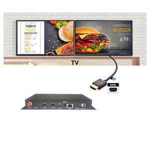 Kotak pemutar iklan pemutar papan nama Digital jaringan 4K untuk <span class=keywords><strong>Video</strong></span> Mp4, musik Audio, gambar, pemutaran tiker - Product Image 1