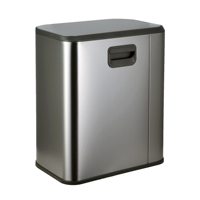 Seau de rangement à pédale durable Poubelle en acier inoxydable 20L PP Poubelle debout à presser Corbeille à papier de bureau