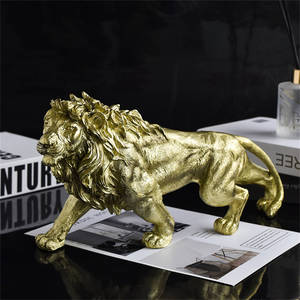 Châu Âu-Phong Cách Sư Tử Nhựa Nghệ Thuật Thủ Công Với Vẽ Tay Động Vật Thiết Kế Cho Nhà Tủ TV Và Văn Phòng Trang Trí Nội Thất - Product Image 4