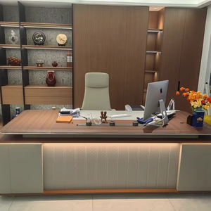 <span class=keywords><strong>MDF</strong></span> MFC Escritorio ejecutivo de alta calidad Mesa de oficina de madera Mesa de oficina lujosa Escritorio de jefe - Product Image 2