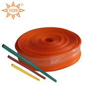 Manchon en fibre de verre recouvert de caoutchouc silicone 1,5KV-7KV, résistant aux hautes températures et au vieillissement thermique, certifié UL