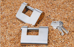 Rarlux 60-90mm Candado antirrobo duradero de alta seguridad Candado rectangular de cuerpo blindado de hierro sólido - Product Image 2