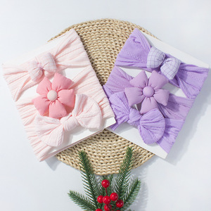 ชุดที่คาดผมเด็กใหม่ชุดที่คาดผมสามชิ้นสำหรับเด็กทารกชุดโบว์คาดศีรษะแบบข้ามพรมแดนอุปกรณ์เสริมสำหรับทารกสามแพ็ค - Product Image 2