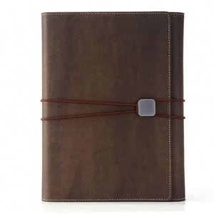 Regalo Empresarial Personalizado, Nuevo Diseño, Material de Cuero PU, Cuaderno con Tapa Dura Personalizada, Encuadernación de Cuero, Correa Elástica para Niños - Product Image 1