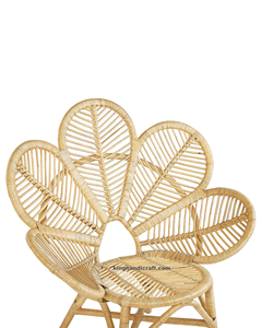 Silla infantil de ratán hecha a mano para eventos y suministros al por mayor | Muebles infantiles tejidos ecológicos para fiestas, bodas - Product Image 2