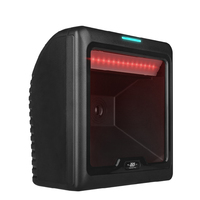 Código QR fabricado OCR MRZ Escáner de escritorio con cable USB Manos libres Lector de código de barras omnidireccional para supermercado al por menor