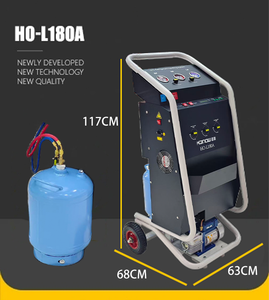 Auto-Klimaanlagen-Kältemittel-Rückgewinnungs- und Nachfüllgerät mit 13,6 kg Kapazität AC 220-240V HO-L180A - Product Image 2