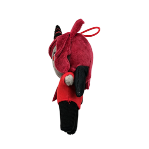 Peluche Personalizzato Ragazza Unicorno Demone OEM ODM, Bambola di Peluche Personalizzata con Personaggio Cartone Animato, Maglietta Pizza e Ali di Pipistrello - Product Image 2