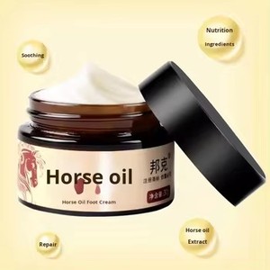 Loção Reparadora para Mãos e Pés com Óleo de Cavalo e Aroma Herbal para Dedos Secos e Rachados, Produto de Tratamento para Hidratação Profunda da Pele - Product Image 1