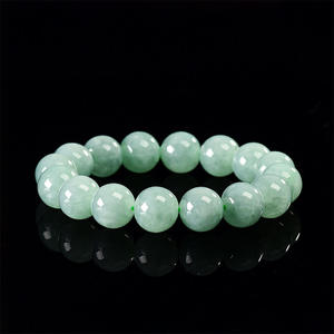 Bracelet en jadéite naturelle du Myanmar, vert clair, design original, UNISEXE, style chinois, cadeau avec certificat d'évaluation SL151 - Product Image 2