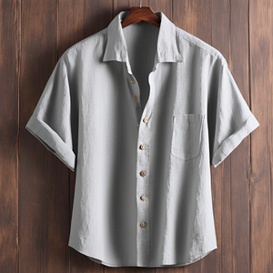 Produttore di vestiti estivi camicie <span class=keywords><strong>da</strong></span> <span class=keywords><strong>uomo</strong></span> <span class=keywords><strong>in</strong></span> cotone Set di pantaloncini <span class=keywords><strong>da</strong></span> spiaggia completi Casual <span class=keywords><strong>da</strong></span> <span class=keywords><strong>uomo</strong></span> oversize - Product Image 4