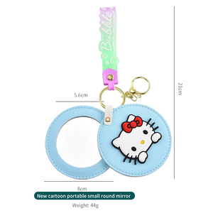 Cut <strong>Design</strong> <strong>Compact</strong> PU Promotional <strong>Mirror</strong> High Quality Custom Cartoon Pocket <strong>Mirror</strong> Wholesale Small Portable <strong>Mirror</strong> - Product Image 5