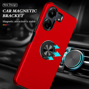 Soporte de montaje para coche, funda magnética para <span class=keywords><strong>Redmi</strong></span> NOTE 13 Pro <span class=keywords><strong>5G</strong></span> 4G 13C 12 <span class=keywords><strong>10C</strong></span> 11S 11 Pro Plus 10 9 9A 9C, funda Invisible para anillo de dedo - Product Image 6
