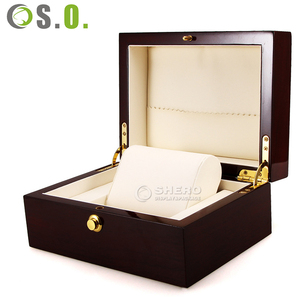 Caja de Madera Lacada de Alta Gama Personalizada para Relojes, Joyería, Regalos, Collares, Almacenamiento, Hecha con Cuero Premium, Personalizaciones Únicas - Product Image 1