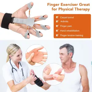 2023 Neuer Finger verstärker Griffs tärke trainer mit 2 PCS Finger verstärker und 6 Resistant Level Finger Exerciser