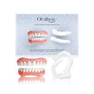 ORALHOE Vente en Gros OEM Prothèses Dentaires Amovibles en Silicone <span class=keywords><strong>Naturel</strong></span> Accessoires de Blanchiment Dentaire Facettes pour Hommes Femmes - Product Image 1