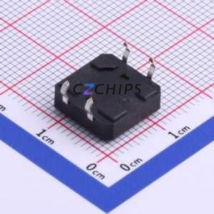 TS-1103-4316 Tactile Switch Through hole Component THT-4P,12x12mm Switch Single Pole Single Throw Round Button 1.6N Through Hole - Product Image 2