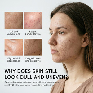 Suero Exfoliante de Arroz Negro Laikou con AHA, BHA y Niacinamida, Refina los Poros, Equilibra el Exceso de Grasa, Suero Facial - Product Image 3