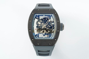 Montre mécanique automatique de luxe de haute qualité avec boîtier en céramique rectangulaire, tourbillon, mode, hip-hop, sport, affaires - Product Image 4