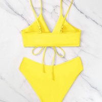 Ensemble de maillot de bain bikini 2 pièces push-up avec jupe et micro-string pour femme, grande taille, séchage rapide et respirant