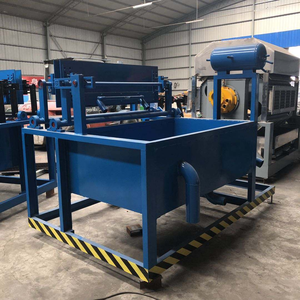 자동 6000 Pcs/h 회전 종이 계란 트레이 판지 PLC 제어 기어 박스 및 모터 환경 보호 기계 만들기 - Product Image 1