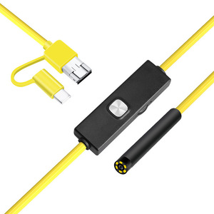 Industrial Endoscope 5.5mm Probe 2M Solid Wire Waterproof With White LED For Pipeline <b>Auto</b> Air Conditioning Repair - Product Image 3