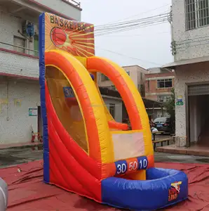 Giochi di campo di pallacanestro del campo gonfiabile del gioco di Sport all'aperto del fornitore professionale di intrattenimento popolare