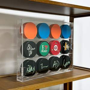 Meilleures ventes Présentoir pour rondelle de hockey en acrylique transparent et mural - Product Image 3