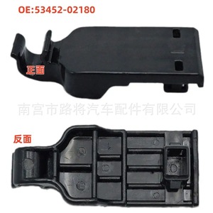 คลิปยึดแกนรองรับฝากระโปรงหน้าโตโยต้า รุ่น 53452-02180 สีดำ อะไหล่ทดแทนพลาสติก - Product Image 2