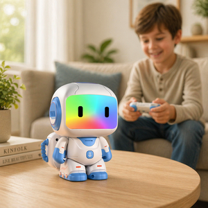 <span class=keywords><strong>Robot</strong></span> dansant programmable télécommandé, rechargeable, avec interaction sonore et lumineuse, <span class=keywords><strong>un</strong></span> cadeau d'anniversaire. - Product Image 1