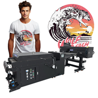 Pencetak Inkjet Dtf lebar besar A1 pencetak Dtf otomatis penuh A1 I3200 pakaian kaus A1 Dtf mesin cetak Printer
