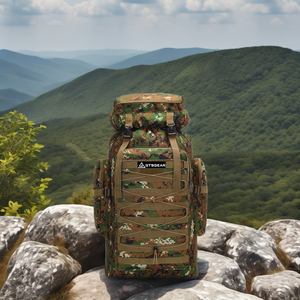 BPL42 80L ยุทธวิธี C5ความจุขนาดใหญ่กระเป๋าเป้สะพายหลังสำหรับพักผ่อนกลางแจ้งลายพรางลำลองกีฬากระเป๋าปีนเขา - Product Image 5