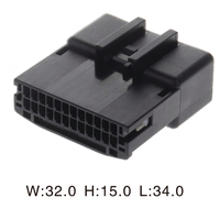 AH7245B-0.7-11 Conector de pedal de acelerador macho de 24 pines, carcasa de conector automotriz para coche