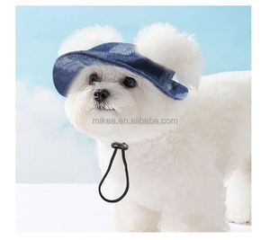 Sombrero de perro primavera/verano protector solar samoyedo Corgi orejas expuestas gato venta lindo sombrero de pescador - Product Image 4