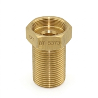 Adaptateur de raccord de tuyau CNC en acier inoxydable/laiton/alliage de cuivre personnalisable, G1/2 mâle X G1/2 femelle, embout hexagonal 50 mm