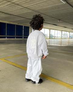 Nouveaux ensembles de vêtements pour enfants, garçons et filles, automne-hiver, style décontracté sportif, en molleton 100% coton imprimé - Product Image 2